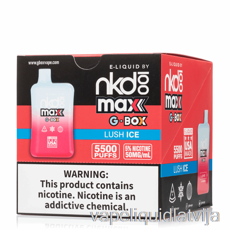 [10-pack] Gbox X Pliks 100 5500 Vienreizējās Lietošanas Vape šķidrums